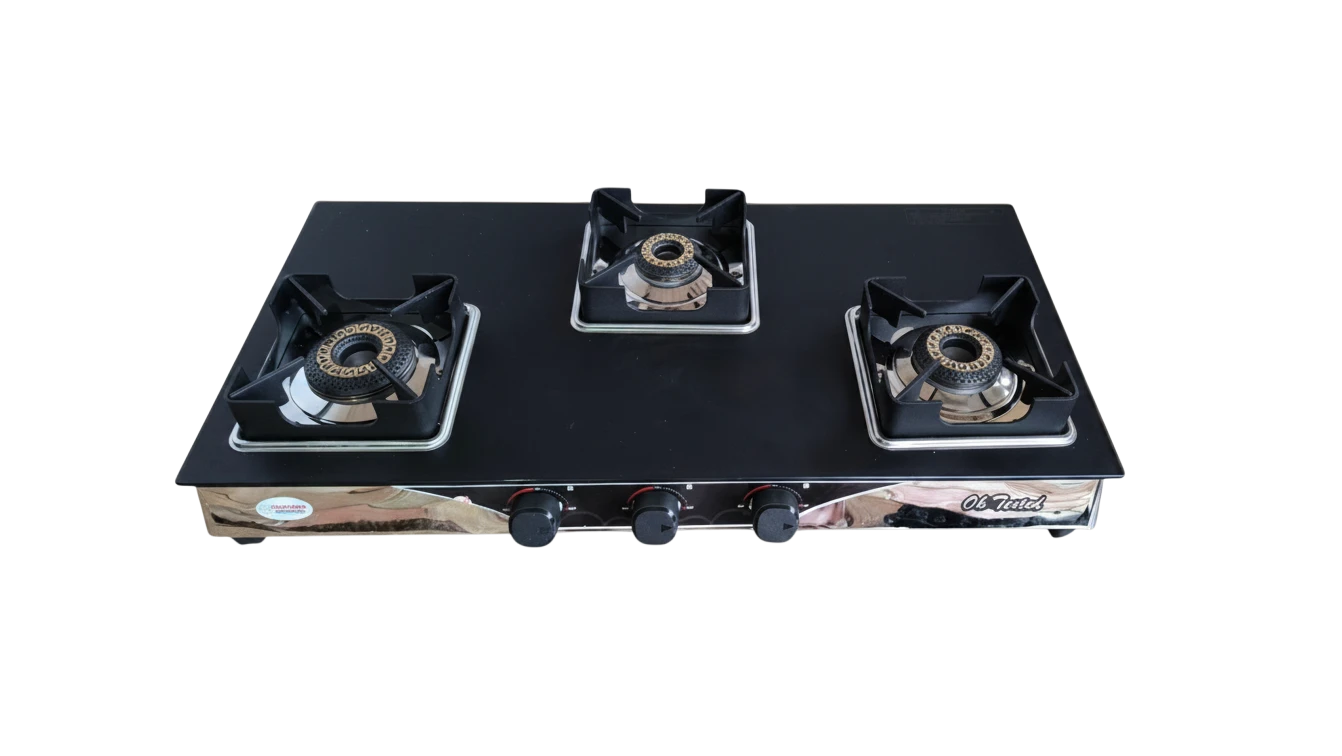 Padmamba Technologies Nova 3 Burner Glass Top