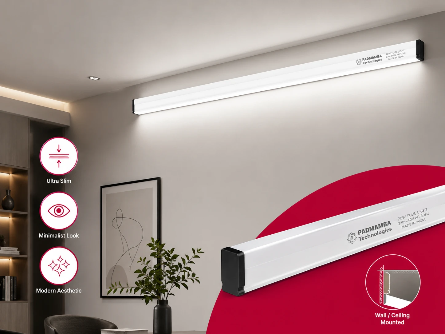 Sleek, Unobtrusive Design