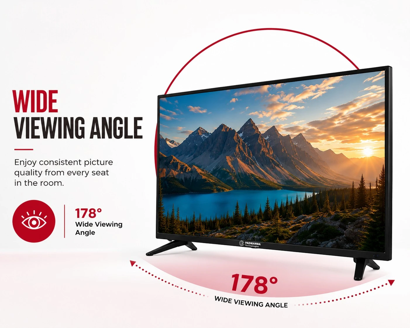 Padmamba Technologies LE24PTNFL 24" HD Ready LED TV 5
