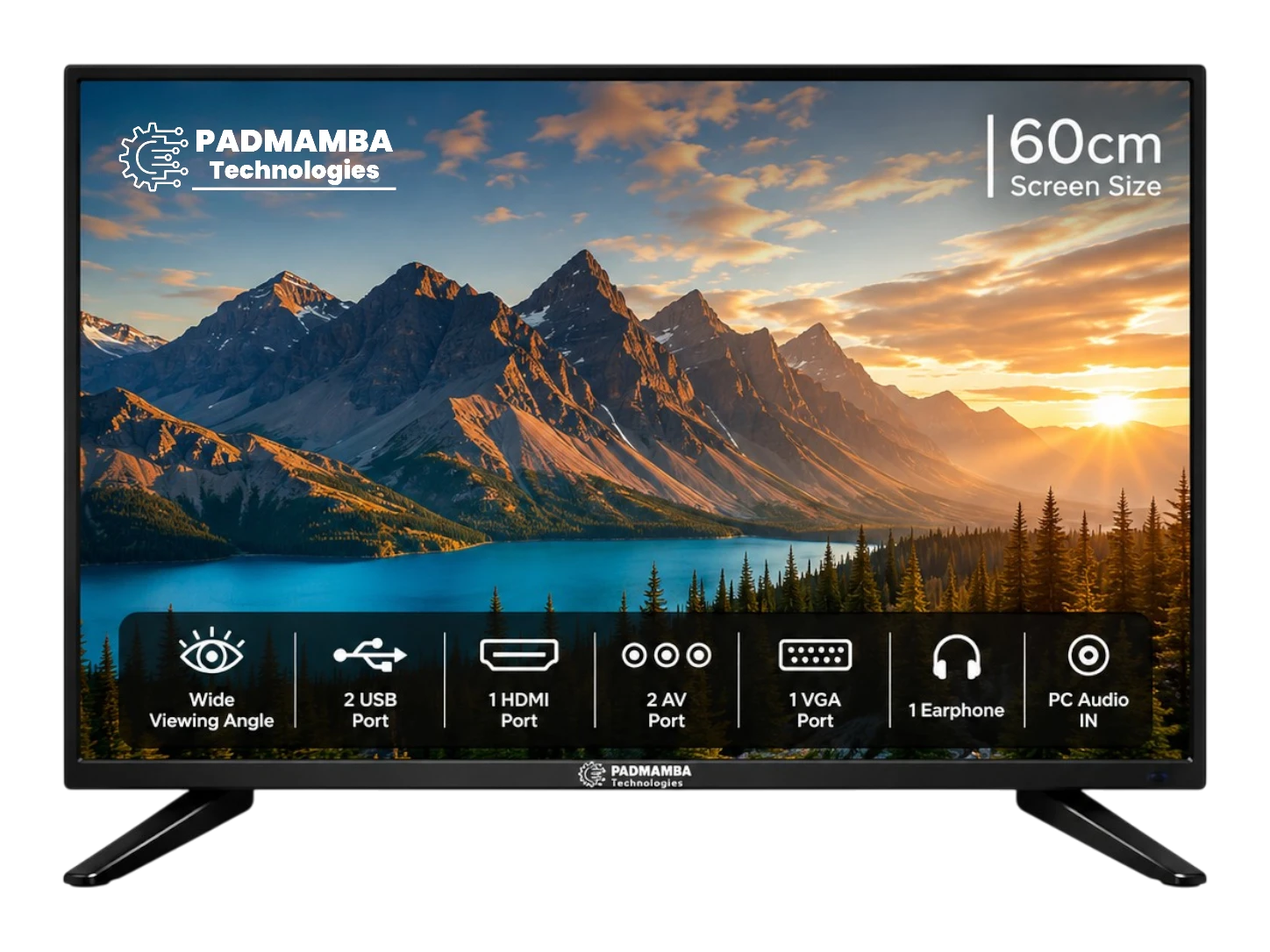 Padmamba Technologies LE24PTNFL 24" HD Ready LED TV