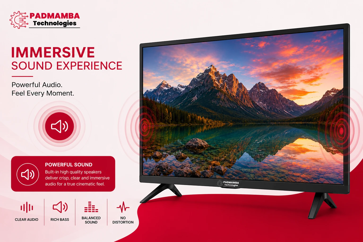 Padmamba Technologies LE32PTNFL 32" HD Ready LED TV 4