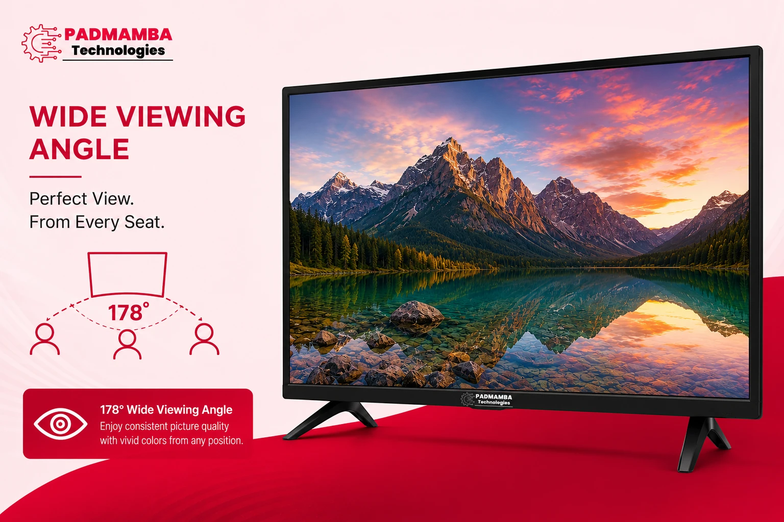 Padmamba Technologies LE32PTNFL 32" HD Ready LED TV 5