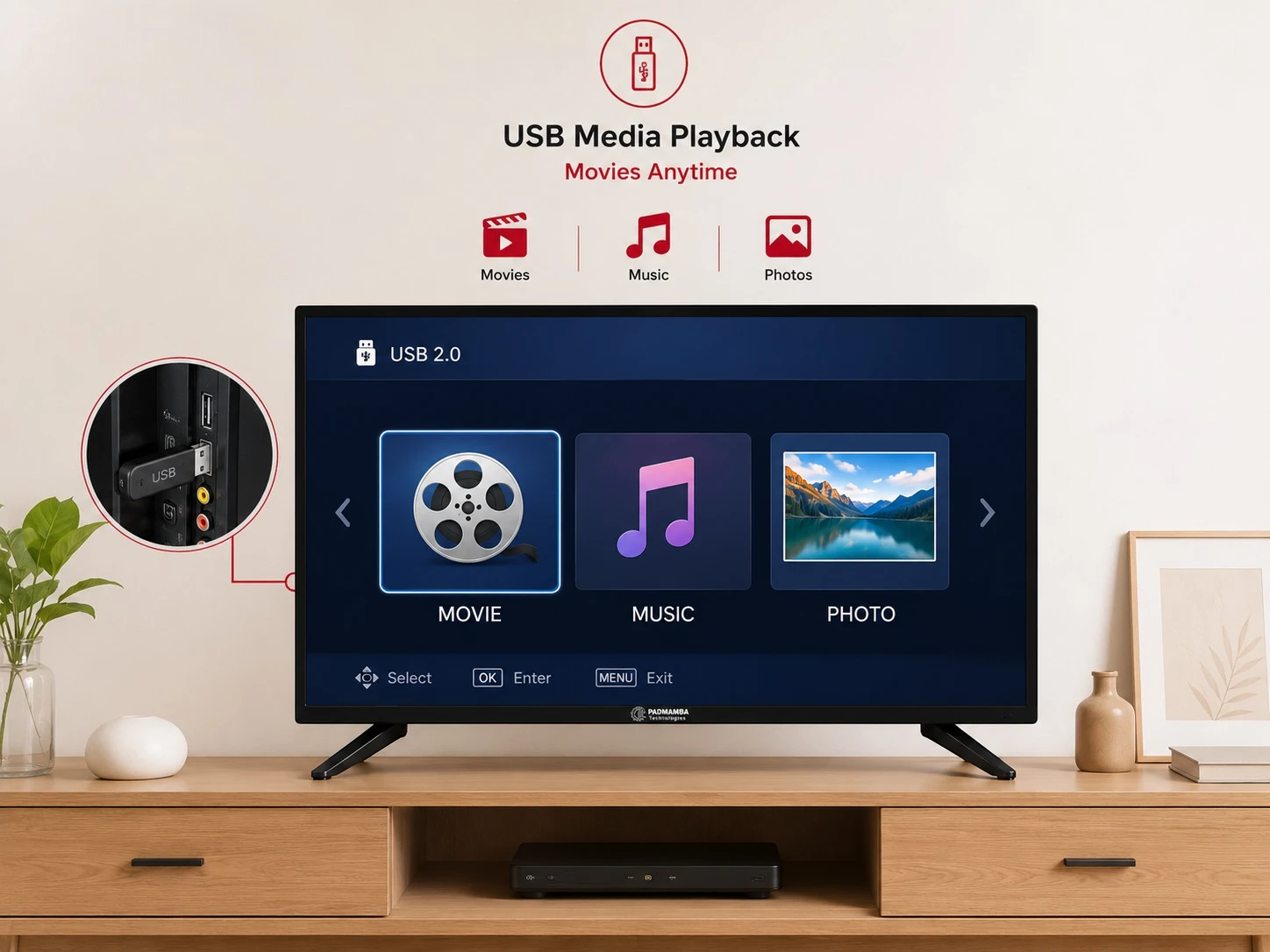 Instant USB Entertainment