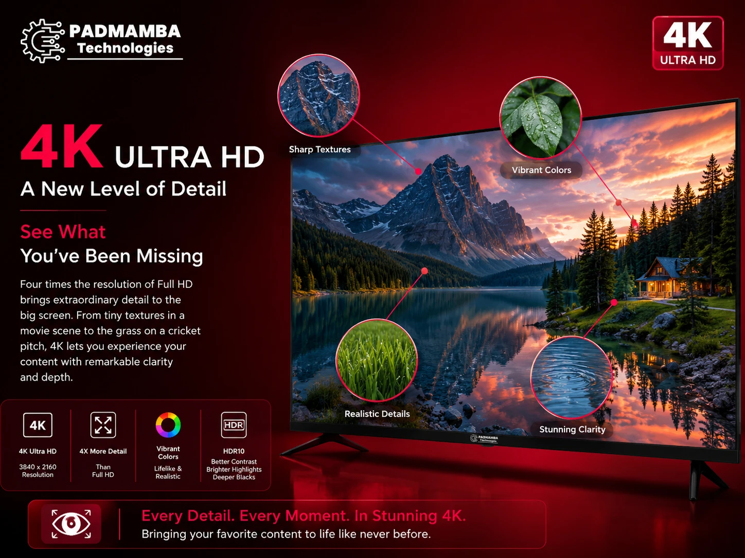 4K Ultra HD — A New Level of Detail
